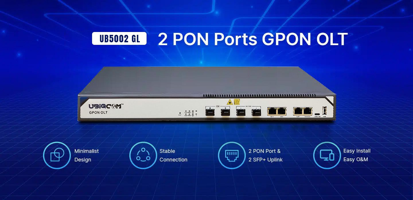 2 port GPON Optical Line Terminal
