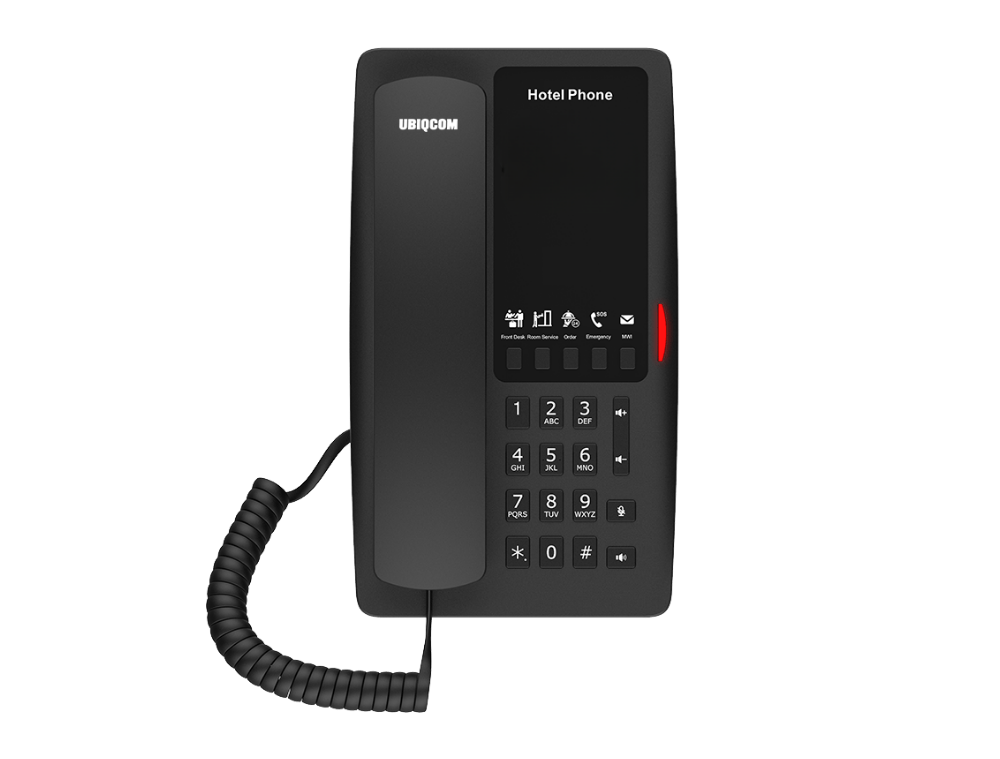UBIQCOM UBH804/W IP Hotel Phone